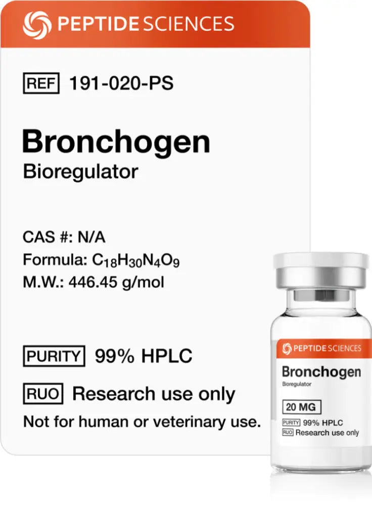 Bronchogen — frasco para pesquisa