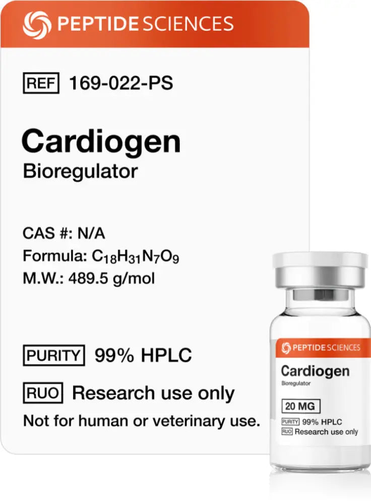 Cardiogen — frasco para pesquisa