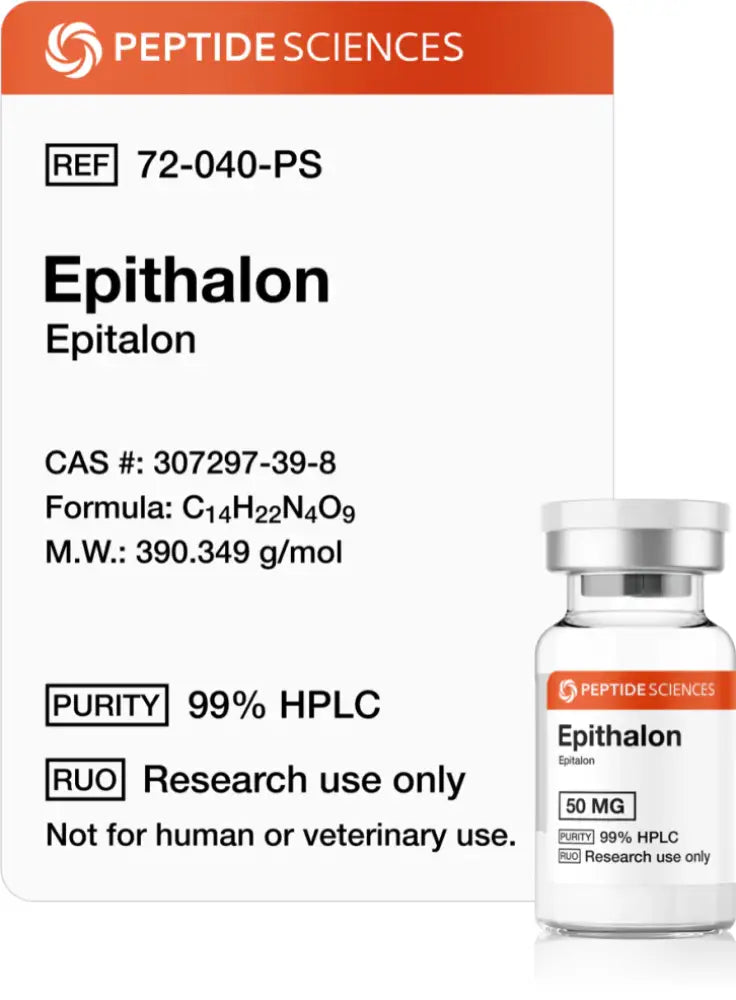 Epitalon — frasco para pesquisa