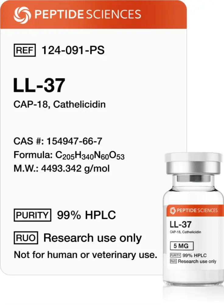 LL-37 — frasco para pesquisa