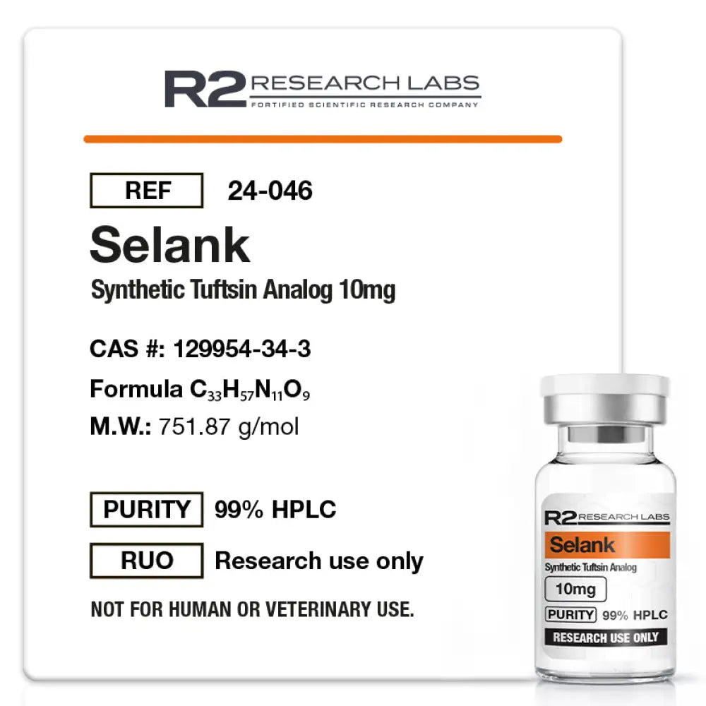 Selank — frasco para pesquisa